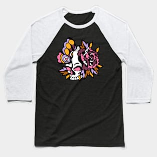 Skull butterfly wing Baseball T-Shirt